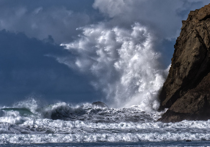 Oregon Coast Storm Surf, crashing wave