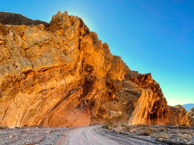 Titus Canyon, Death Valley, desert canyon, offroad travel