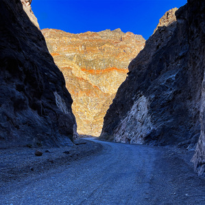Titus Canyon, Death Valley, desert canyon, offroad travel,