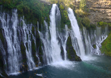 Burney Falls, California, waterfall, cascade