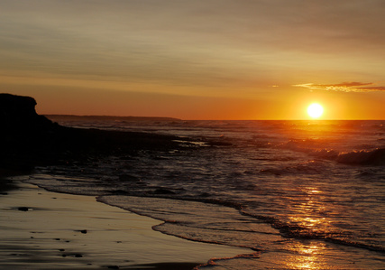 Sunset over St Lawrence River, Prince Edward Island