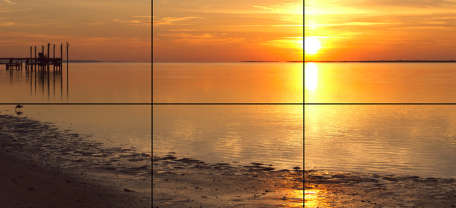 Gulf Coast Sunset Panorama