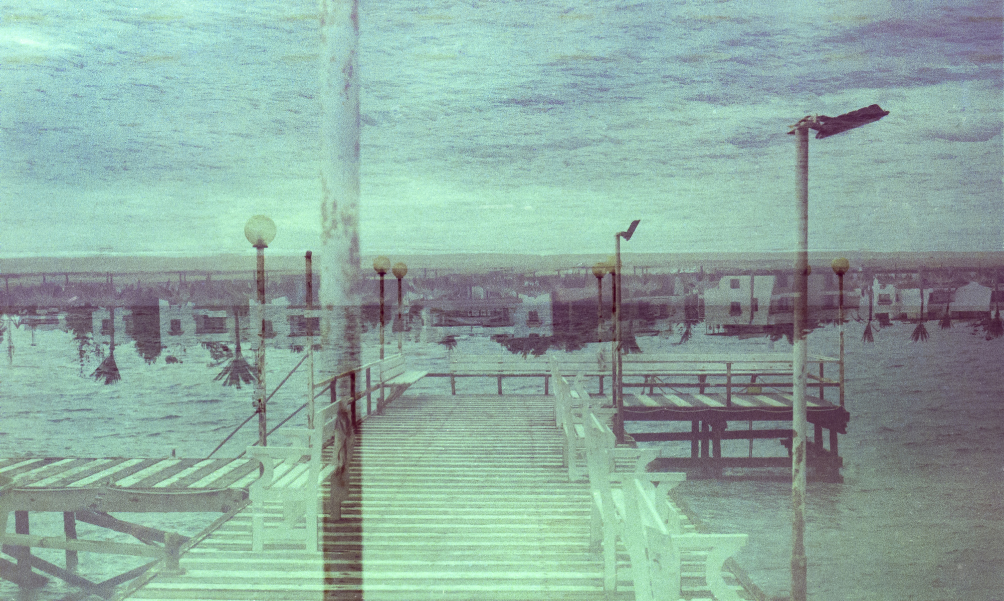 A double exposure on expired 35mm film. I enjoy experimenting with analog photography techniques, and find the lack of control over exactly how the final image will end up a much-needed liberating change from the fast-paced and perfection oriented nature