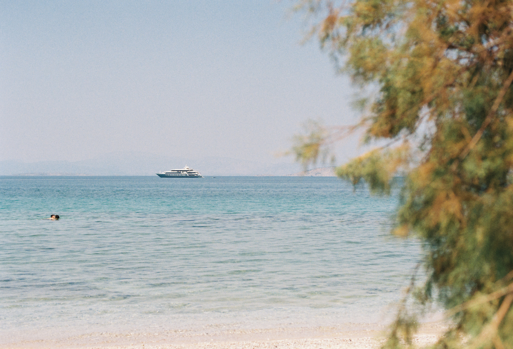 The Aegean Sea seen from the island of Aegina, Greece