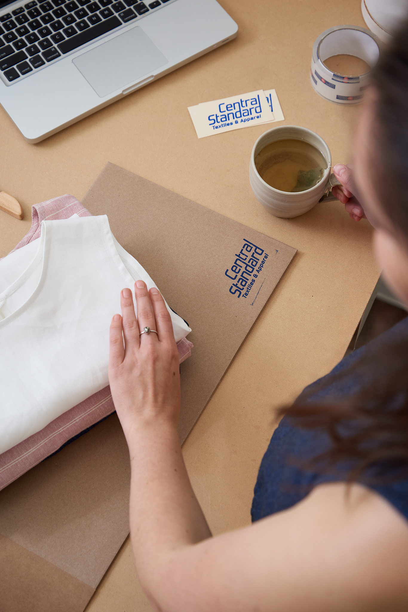 Brand photography for Canadian clothing designer Central Standard.