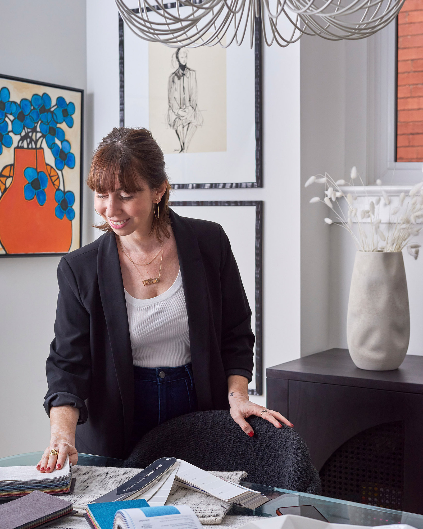 Lifestyle brand photography for Toronto interior designer Melanie Kushner.