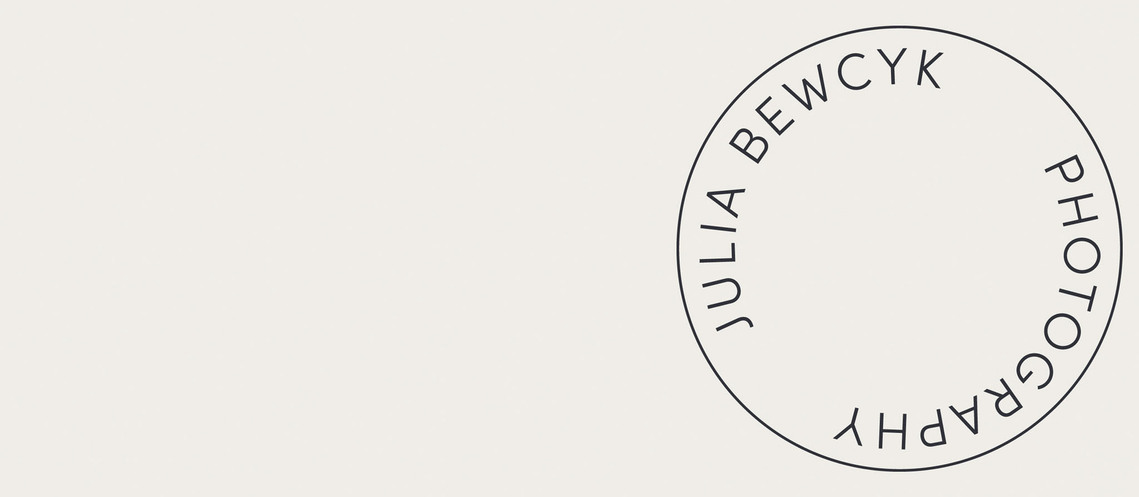 Logo of Julia Bewcyk Photography - Toronto Interiors, lifestyle and brand photographer. 
