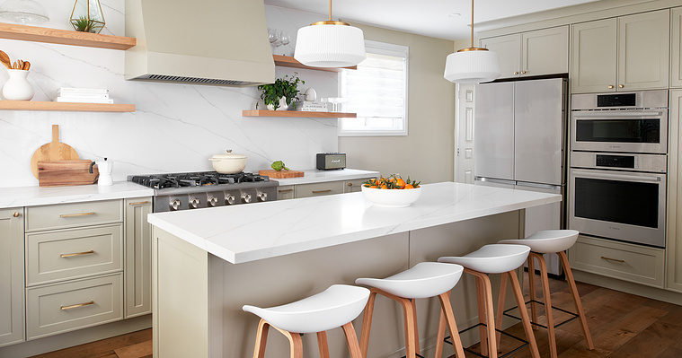Interior design photography of kitchen renovation project completed by Melanie Kushner Interiors in Toronto. 