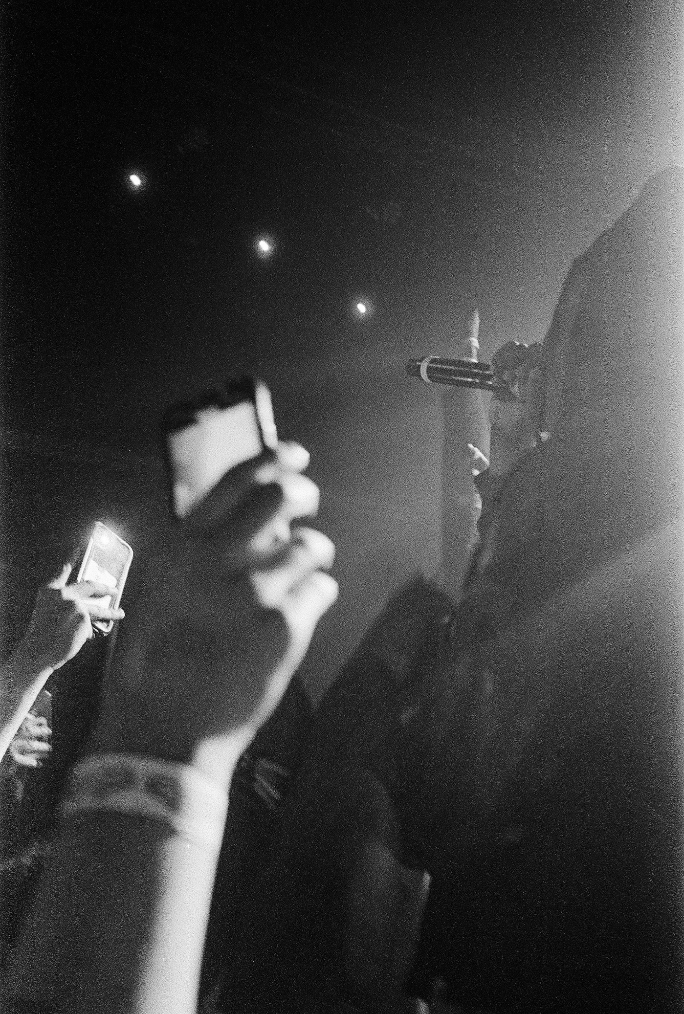 Lucki at Fine Line in Minneapolis, MN, film photography, 35mm film photography, concert photography, black and white film photography, 