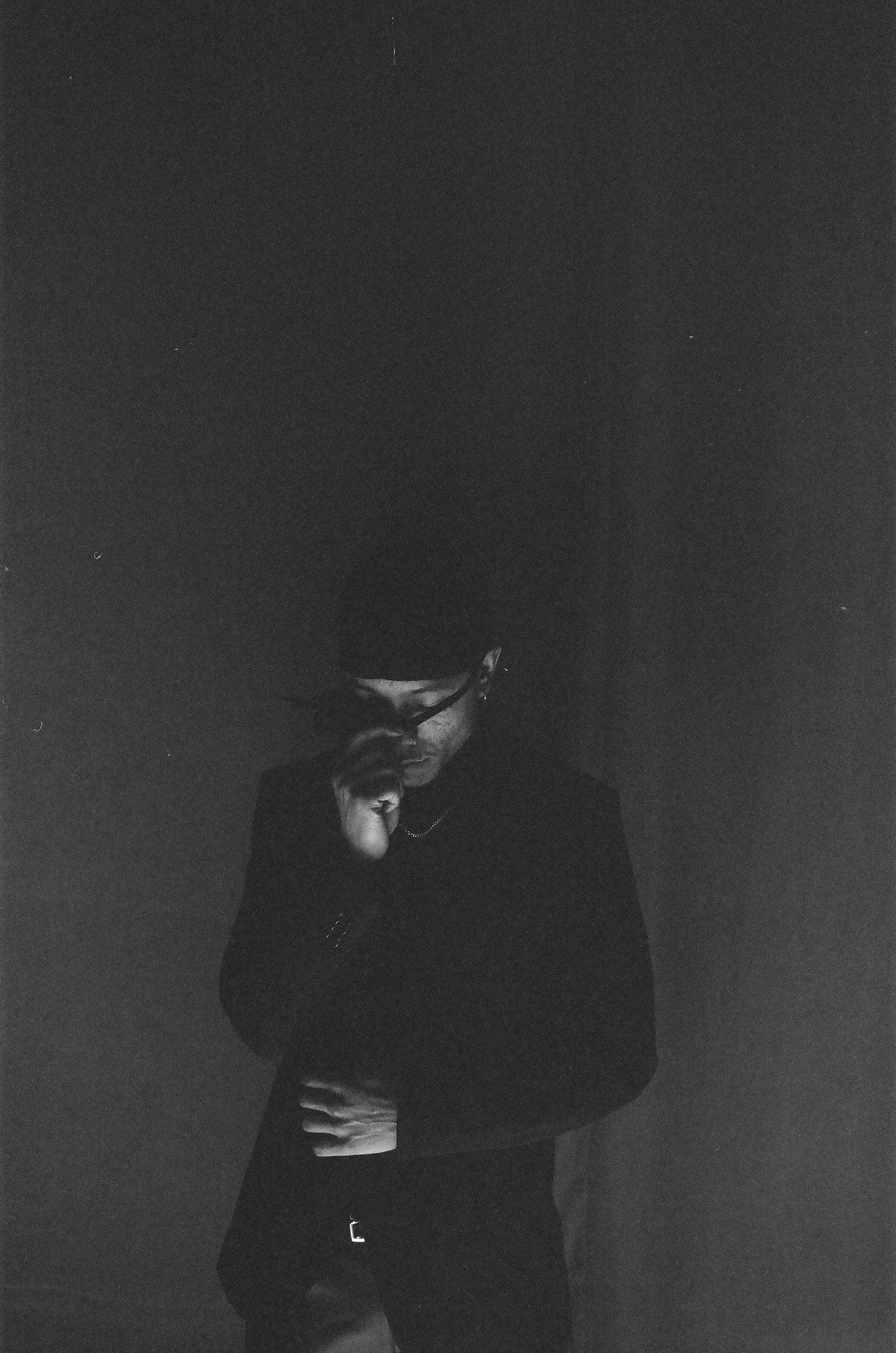 portrait photography, film photography, 35mm film, aubreykingx music artist, black and white film photography, aubreykingx in Minneapolis , MN, Skntones