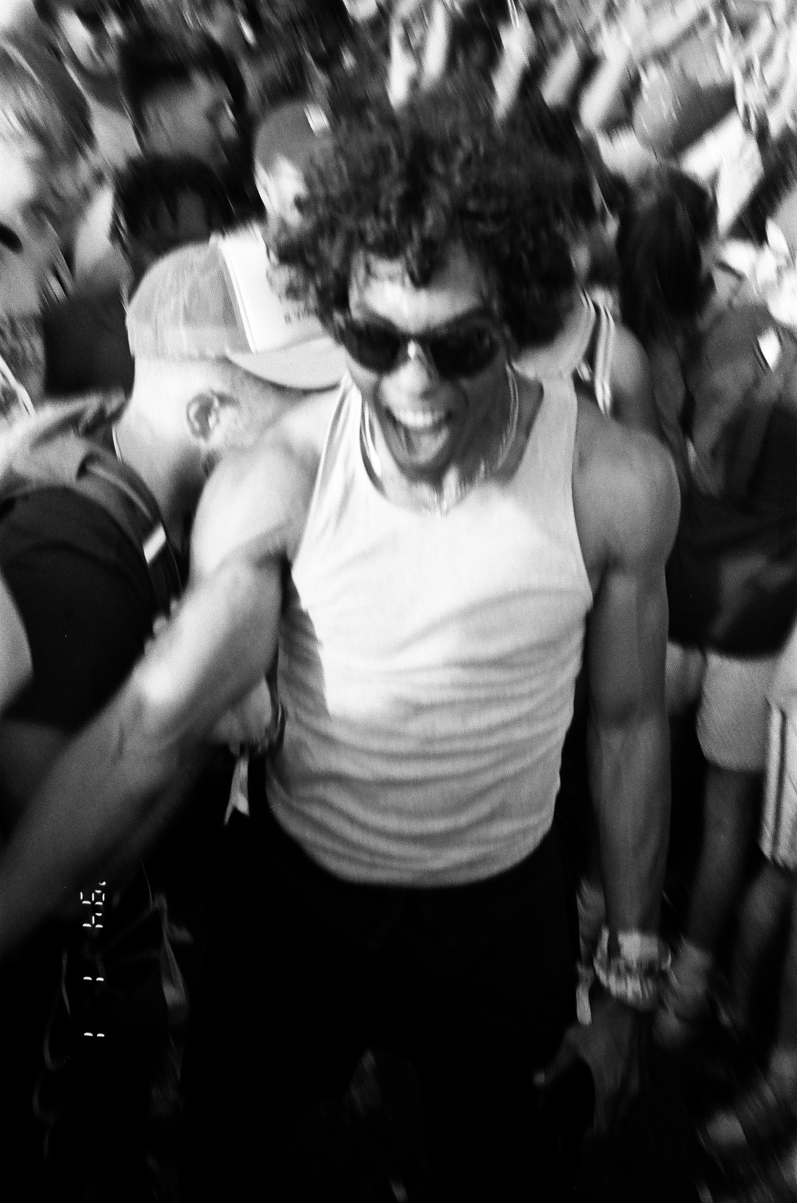 Summersmash in Chicago, IL, film photography, 35mm film photography, concert photography, black and white film photography, 