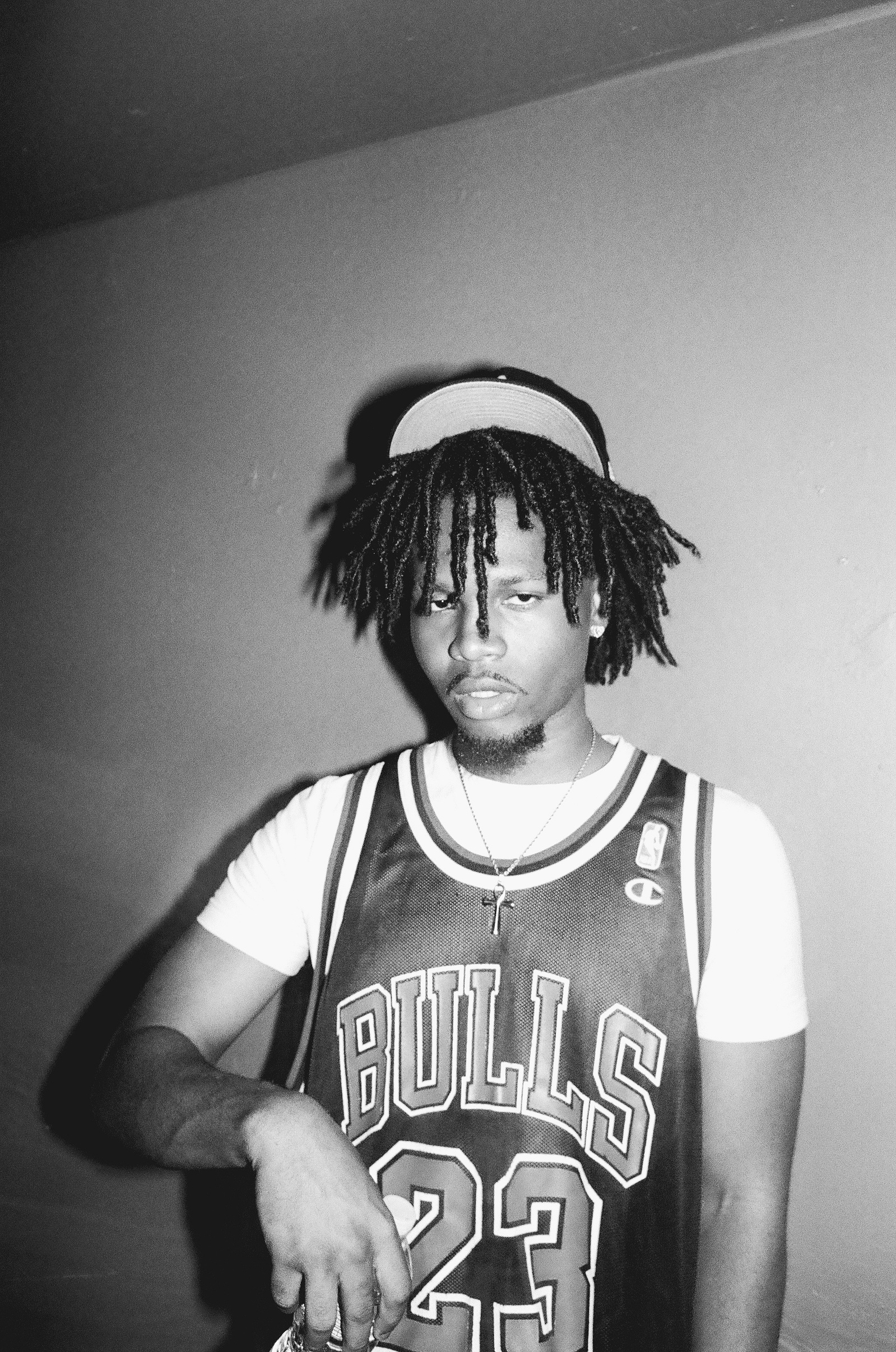 portrait photography, film photography, 35mm film, cuttfrmbirth Music Artist, black and white film photography, cuttfrmbirth in Minneapolis, MN