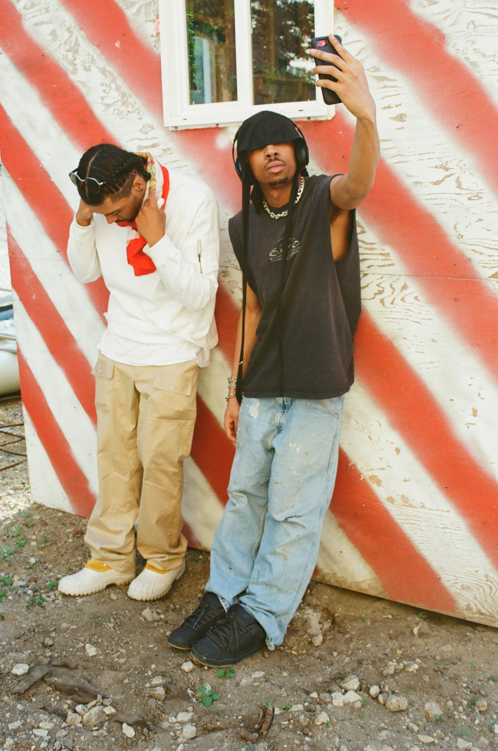 Get to the Point - Rheign, Music Video Behind the Scenes Photos, xounds of us, skntones, Rheign, Get to the Point (prod. benji), Shot by Clayton Wiz, 35mm Film