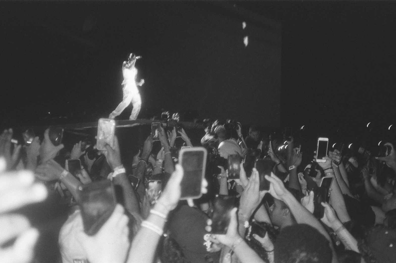 Lil Baby at Lyrical Lemonade Summersmash in Chicago, IL, film photography, 35mm film photography, concert photography, black and white film photography, 