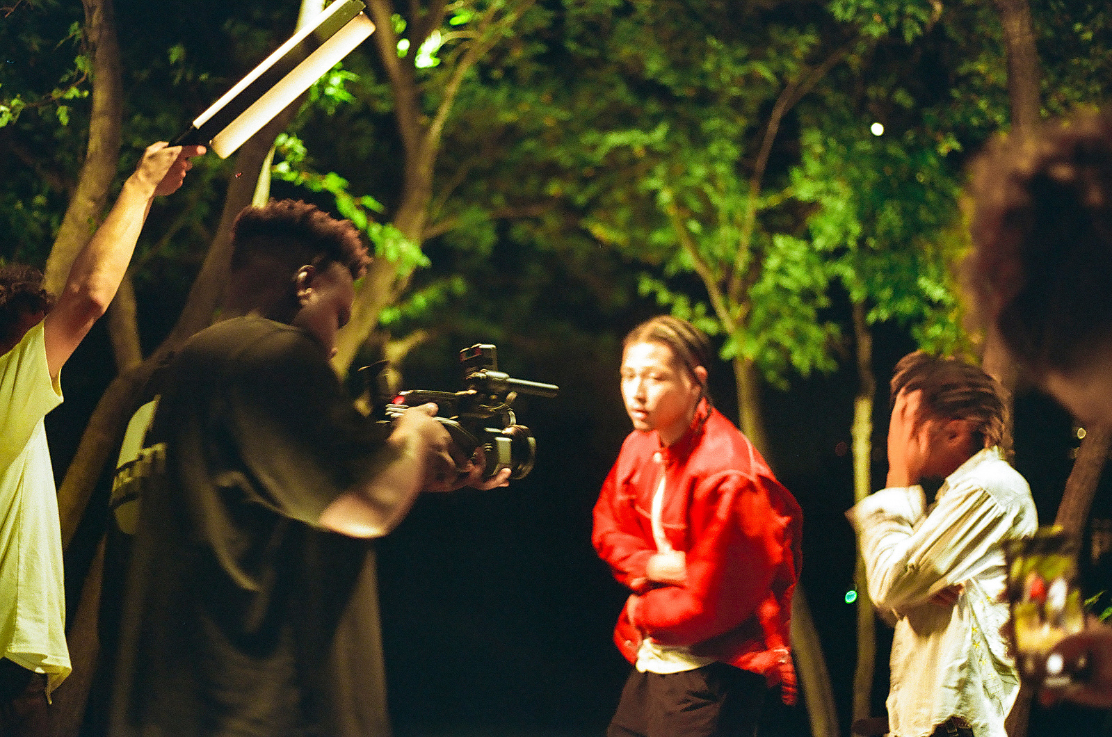 MONEYMITCH - DAEKWAN Behind the Scenes Photos, Music Video Behind the Scenes Photos, xounds of us, skntones, 35mm Film, Shot by Clayton Wiz, MONEYMITCH DAEKWAN, BTS Photos