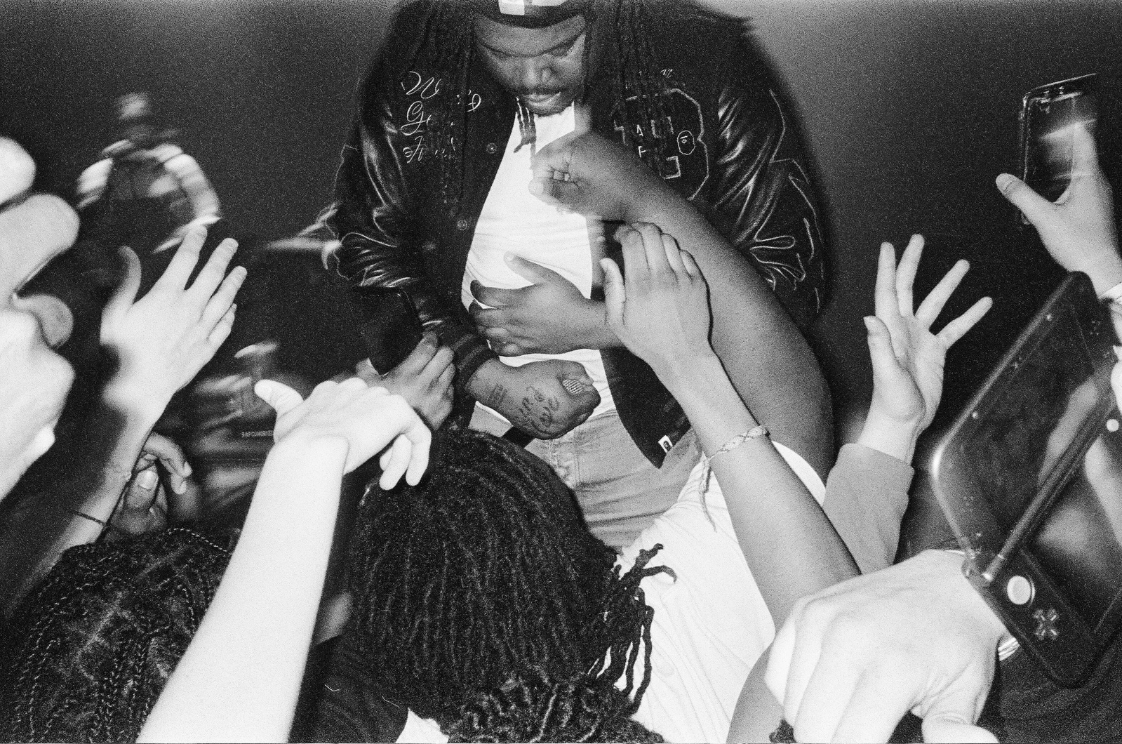 Lucki at Fine Line in Minneapolis, MN, film photography, 35mm film photography, concert photography, black and white film photography, 