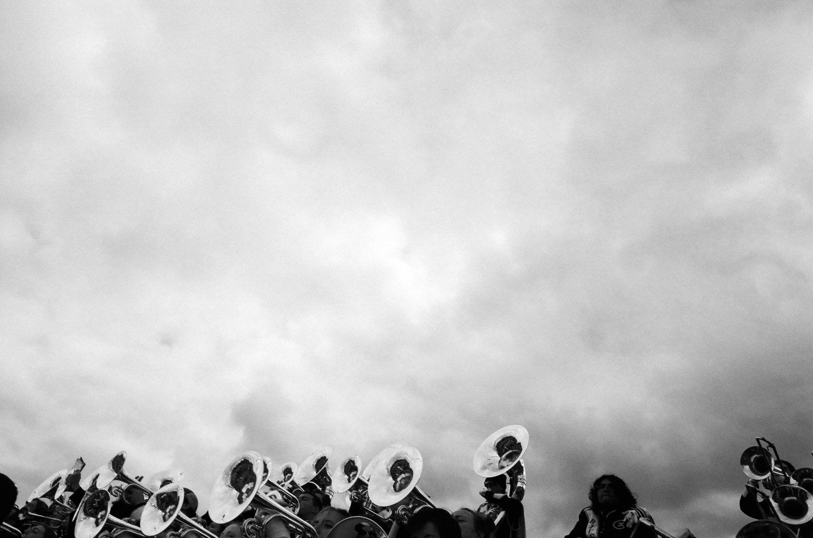 Film photography, 35mm film photography, street photography, sports photography, football, football photography, black and white film photography, University of Wisconsin Eau Claire Blugolds