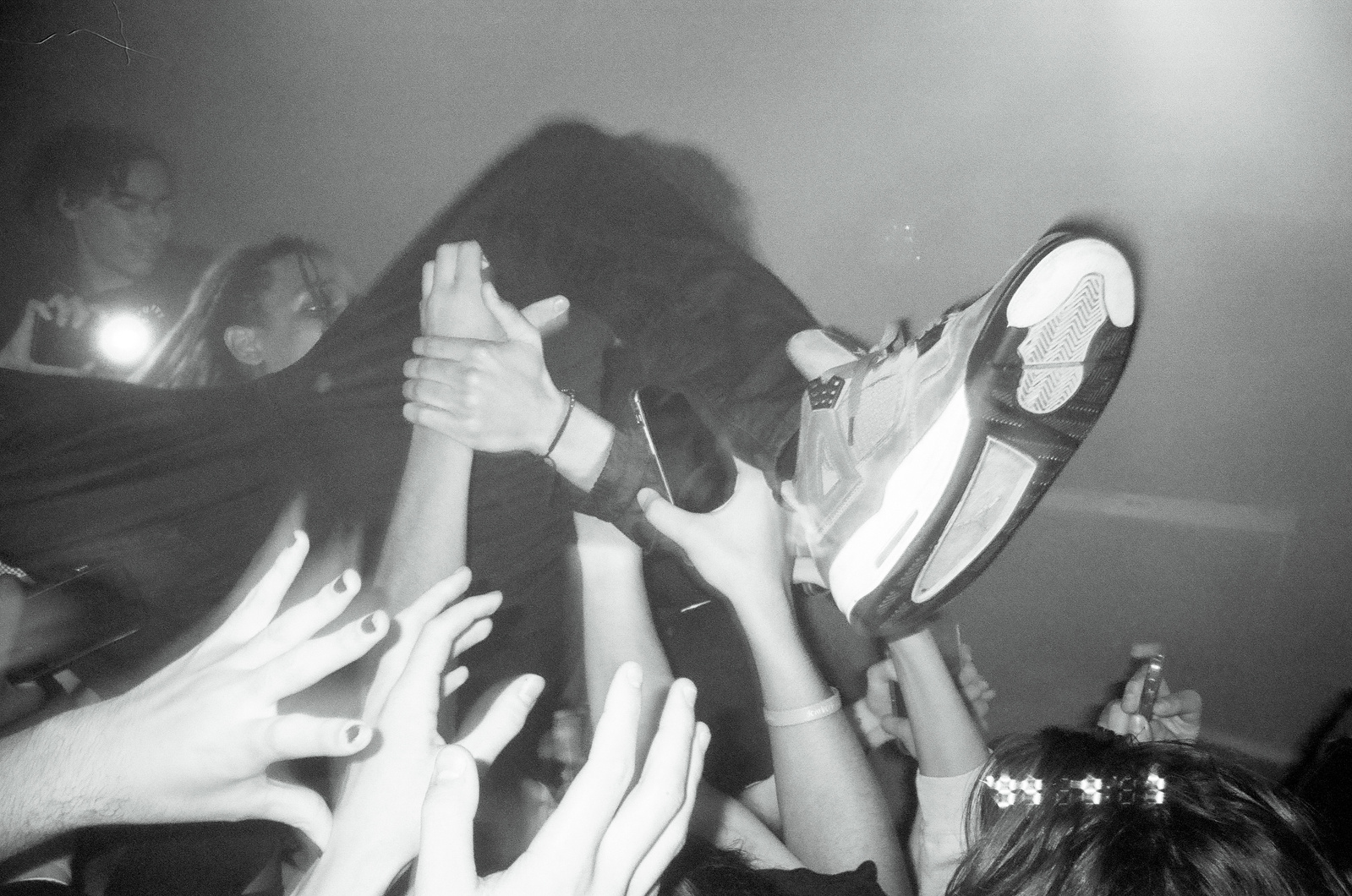 Destroy Lonely at Varsity Theater in Minneapolis, MN, film photography, 35mm film photography, concert photography, black and white film photography, 