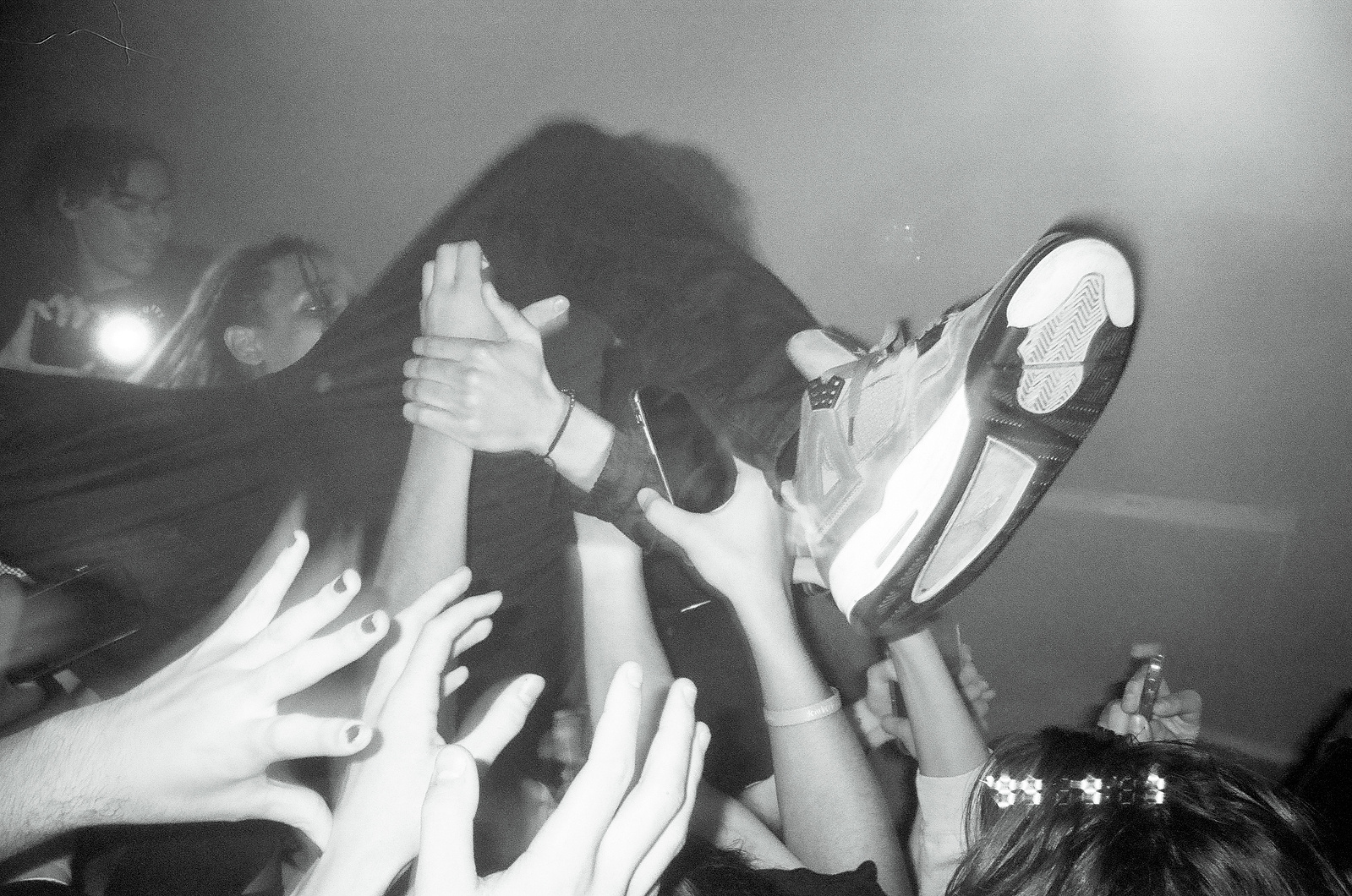 Destroy Lonely at Varsity Theater in Minneapolis, MN, film photography, 35mm film photography, concert photography, black and white film photography, 