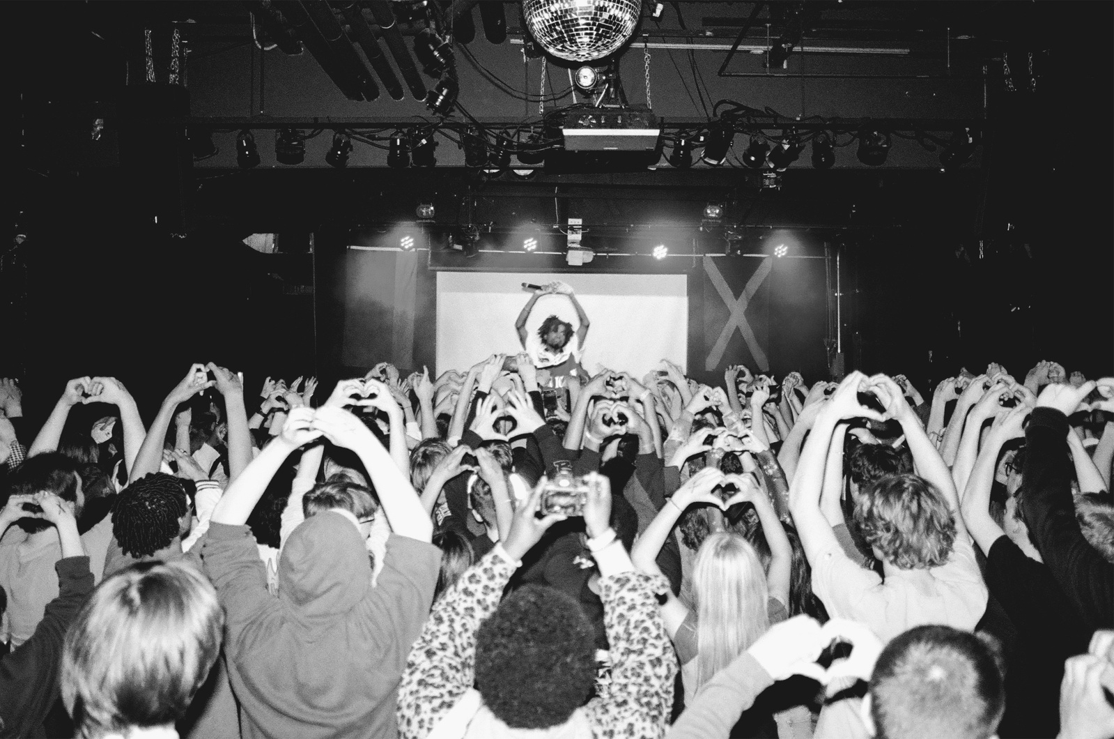 Midwxst at Amsterdam Bar & Hall in Minneapolis, MN, film photography, 35mm film photography, concert photography, black and white film photography, 