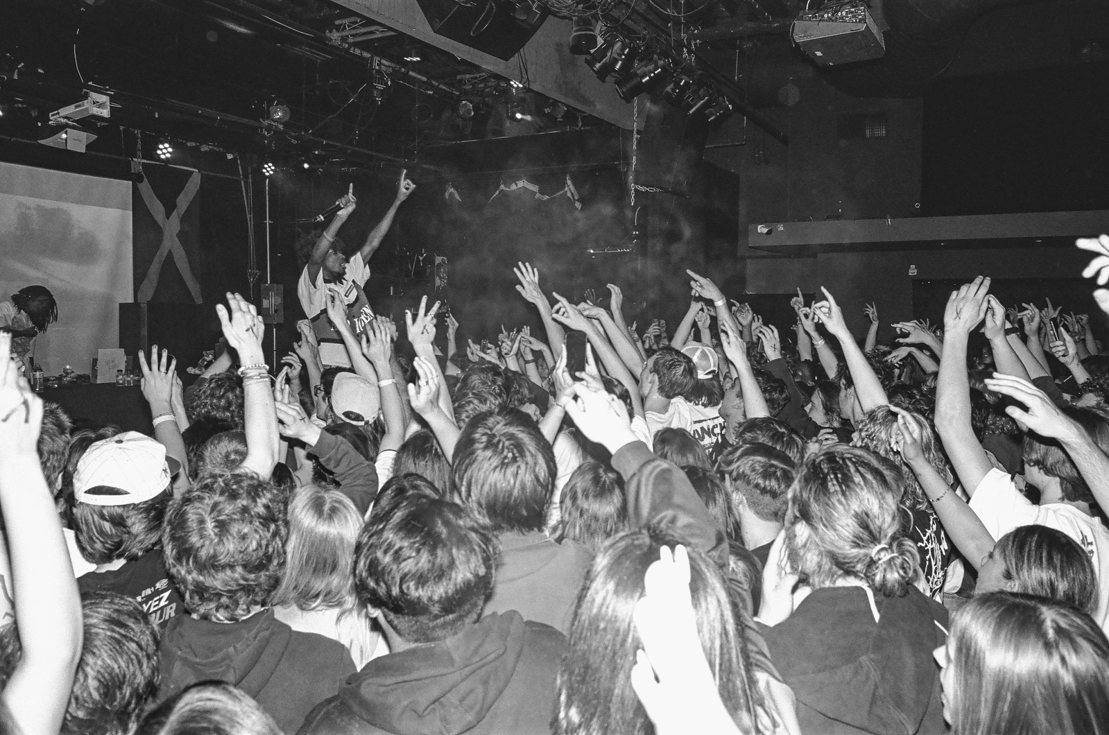 Midwxst at Amsterdam Bar & Hall in Minneapolis, MN, film photography, 35mm film photography, concert photography, black and white film photography, 