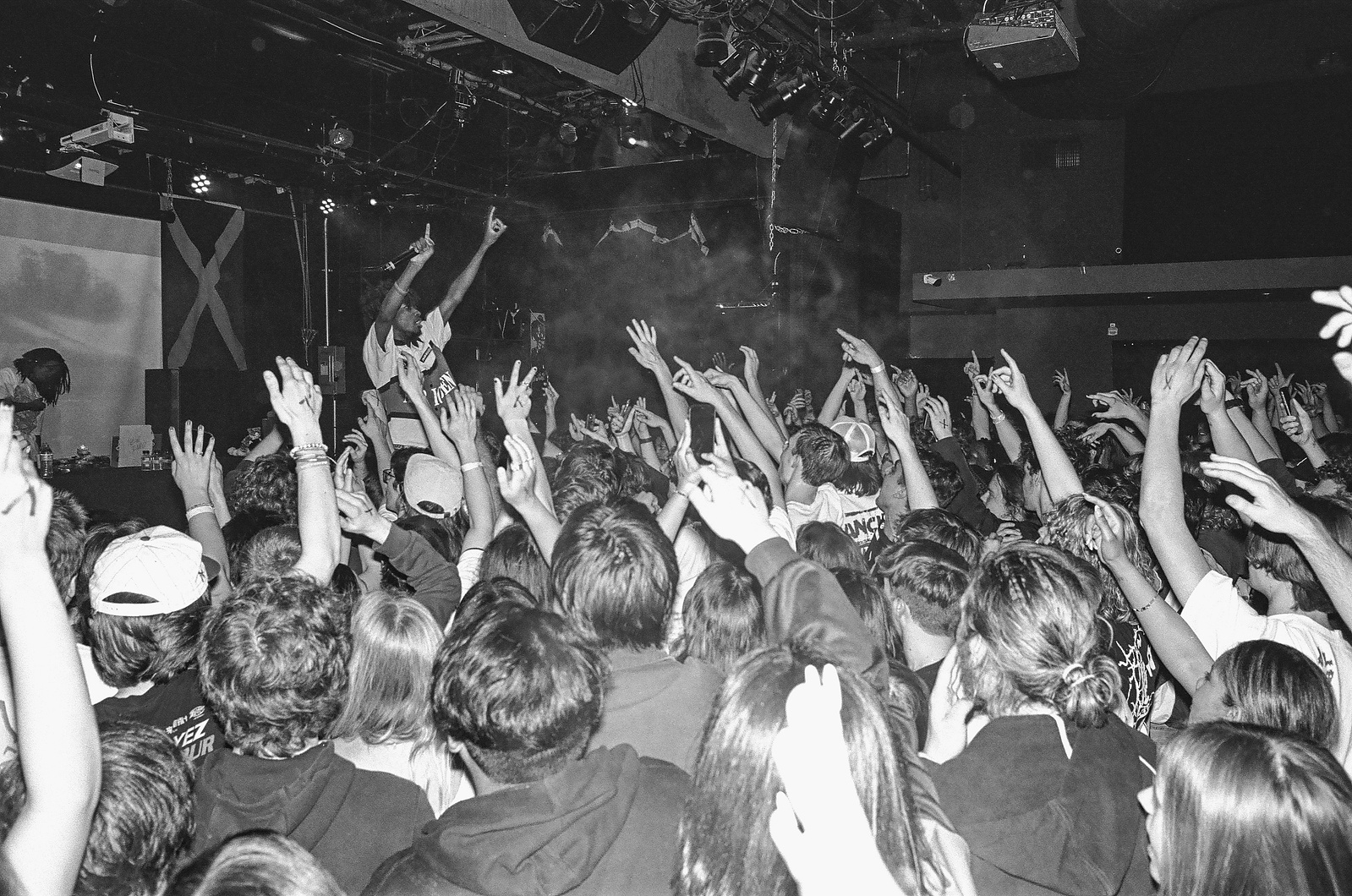 Midwxst at Amsterdam Bar & Hall in Minneapolis, MN, film photography, 35mm film photography, concert photography, black and white film photography, 