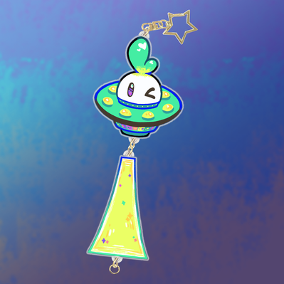 PiaPiUFO Linked Charm (Studio Nekomata x PiaPiUFO Collaboration)