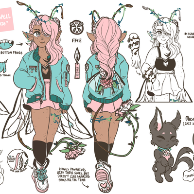 Linnea Springspell Character Sheet (Original Character)