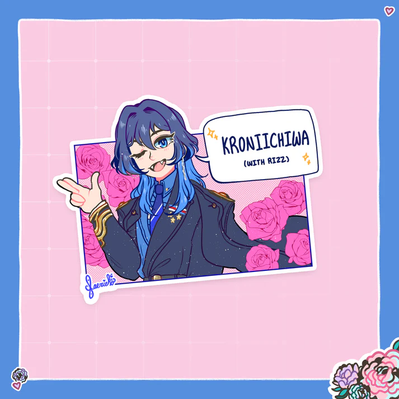 Ouro Kronii Sticker