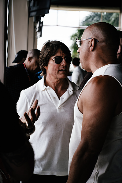 Tom & Vin. Paddock Club, Miami GP 2023