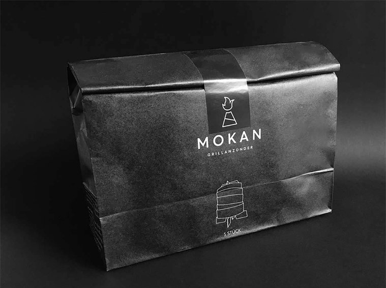 Packaging design for MOKAN Grillanzünder by Alexander Wolf