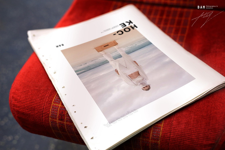 A picture of finished Hocke-Paper by Alexander Wolf for BAM photographers based in Cologne