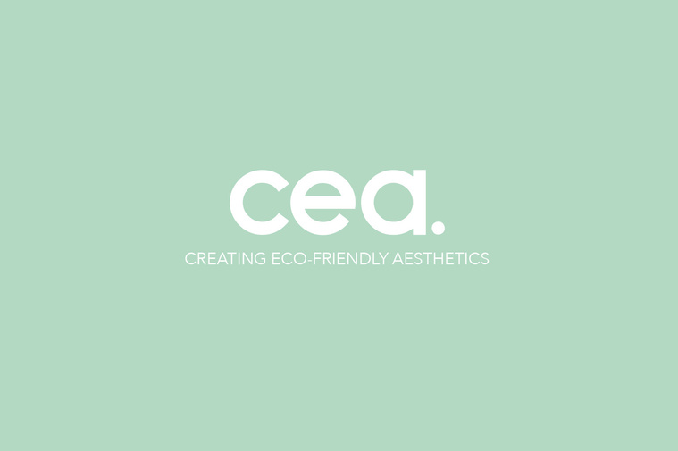 the logo of cea. by designer Alexander Wolf