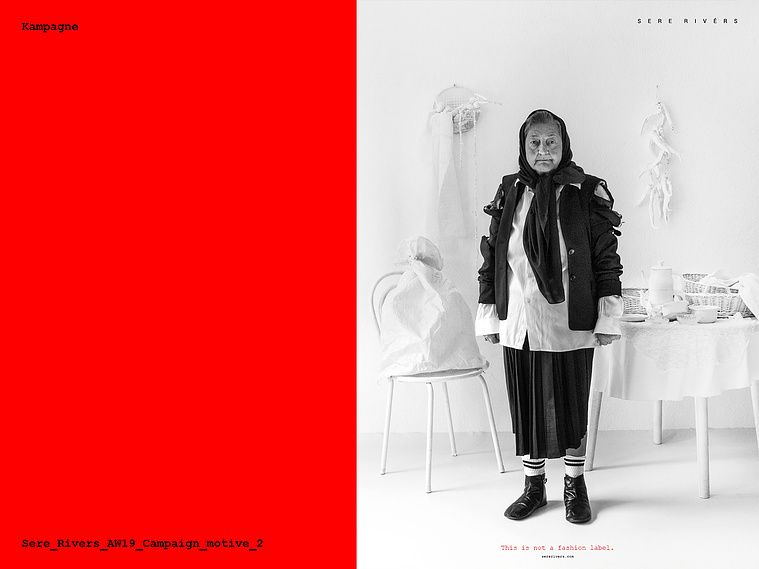 the campaign for Sere Rivérs AW19 by Alexander Wolf motive 2