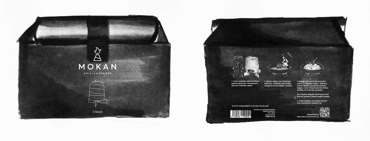 packaging design for MOKAN by designer Alexander Wolf