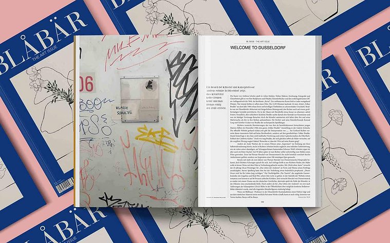 editorial design for blabär magazine by Alexander Wolf