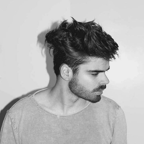 A portrait of designer Alexander Wolf shot by himself.