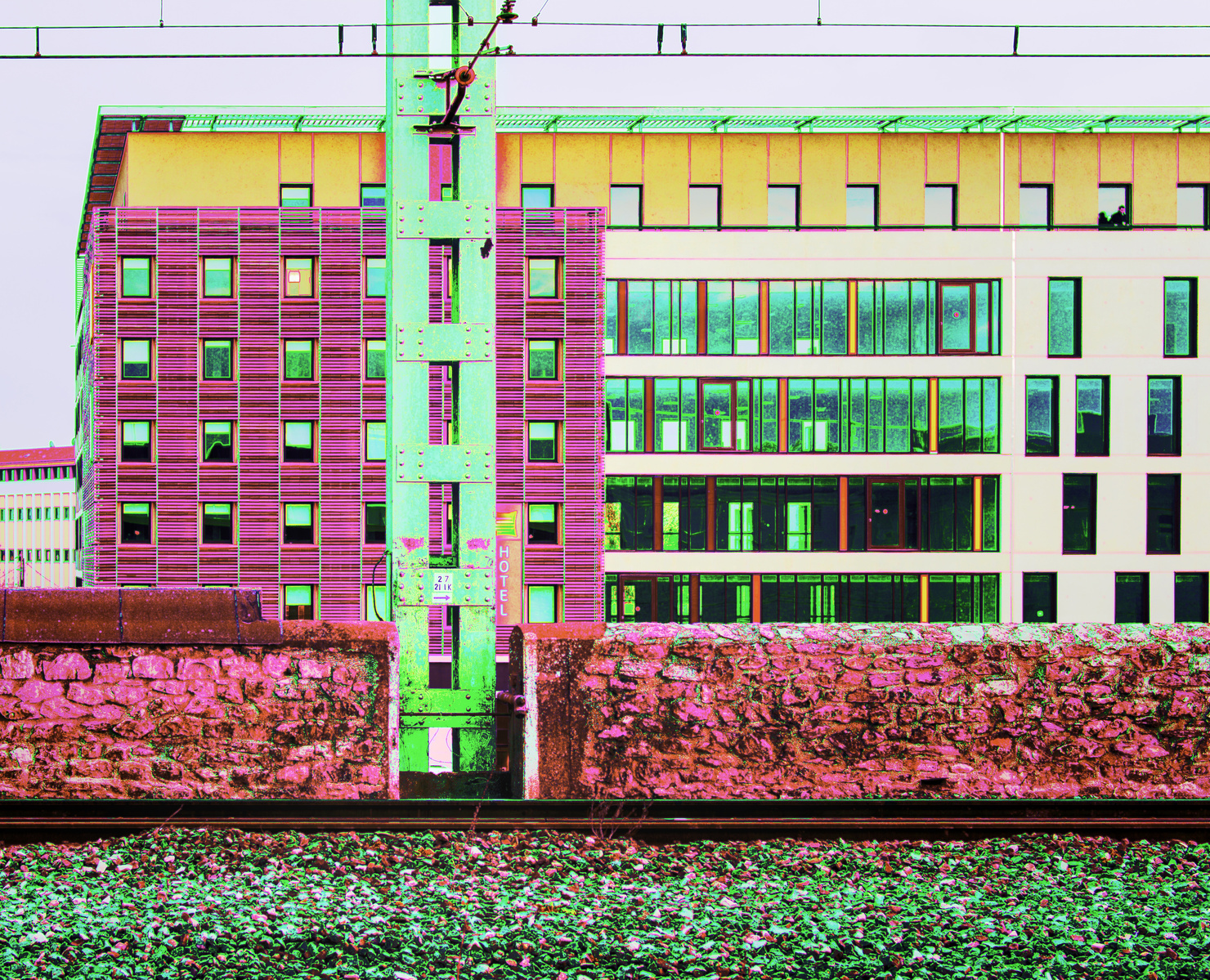 Railway station in my dream.
Abstract Gare Abstrait Rêve