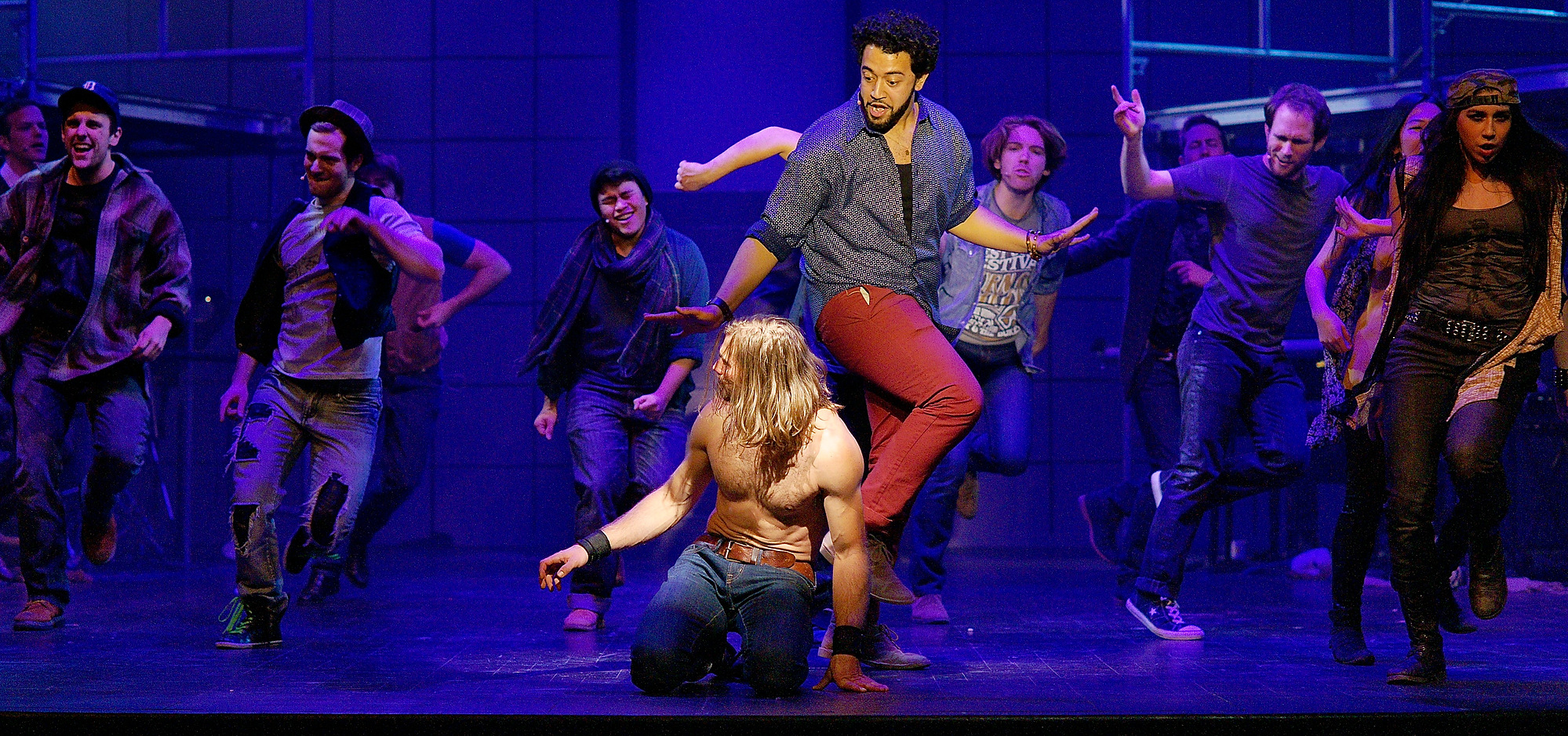 Aaron Maxwell Williams plays Judas in Hart House Theatre's production of Jesus Christ Superstar. 