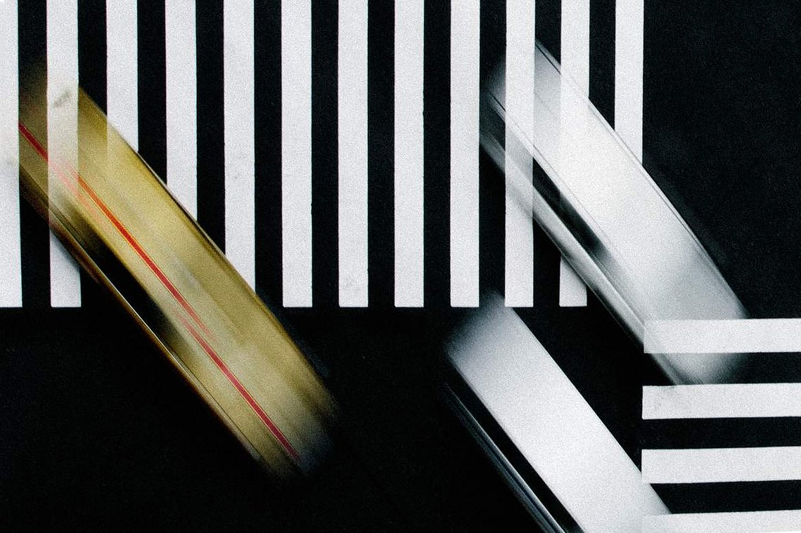 Ginza crossing Tokyo Japan abstract slow shutter photography by Darren Gill. Test Pattern