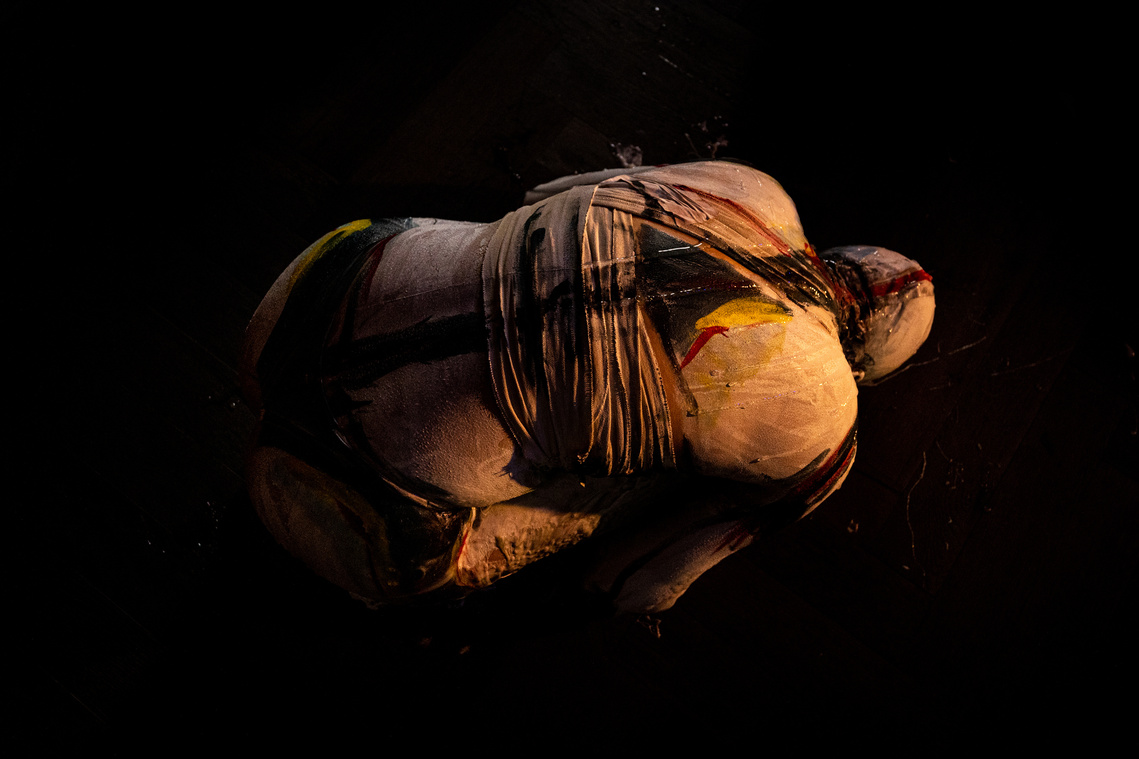 There is no space between you and I. Performed by Felise Lyon during La Mama Theatre War-Rak Banksia Festival in Melbourne. Photography by Darren Gill