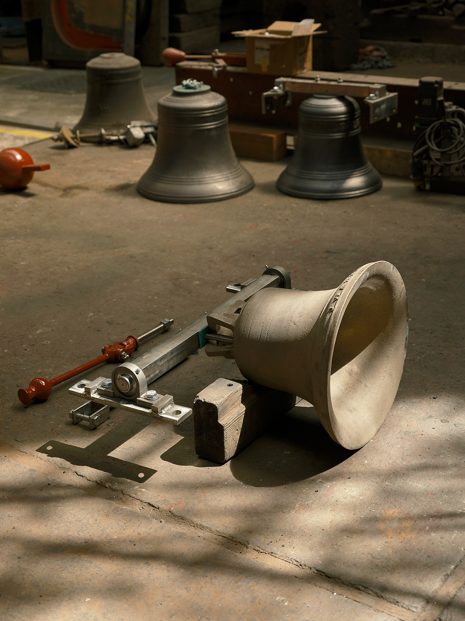 Interior Images from a personal project about Loughborough bellfoundry
