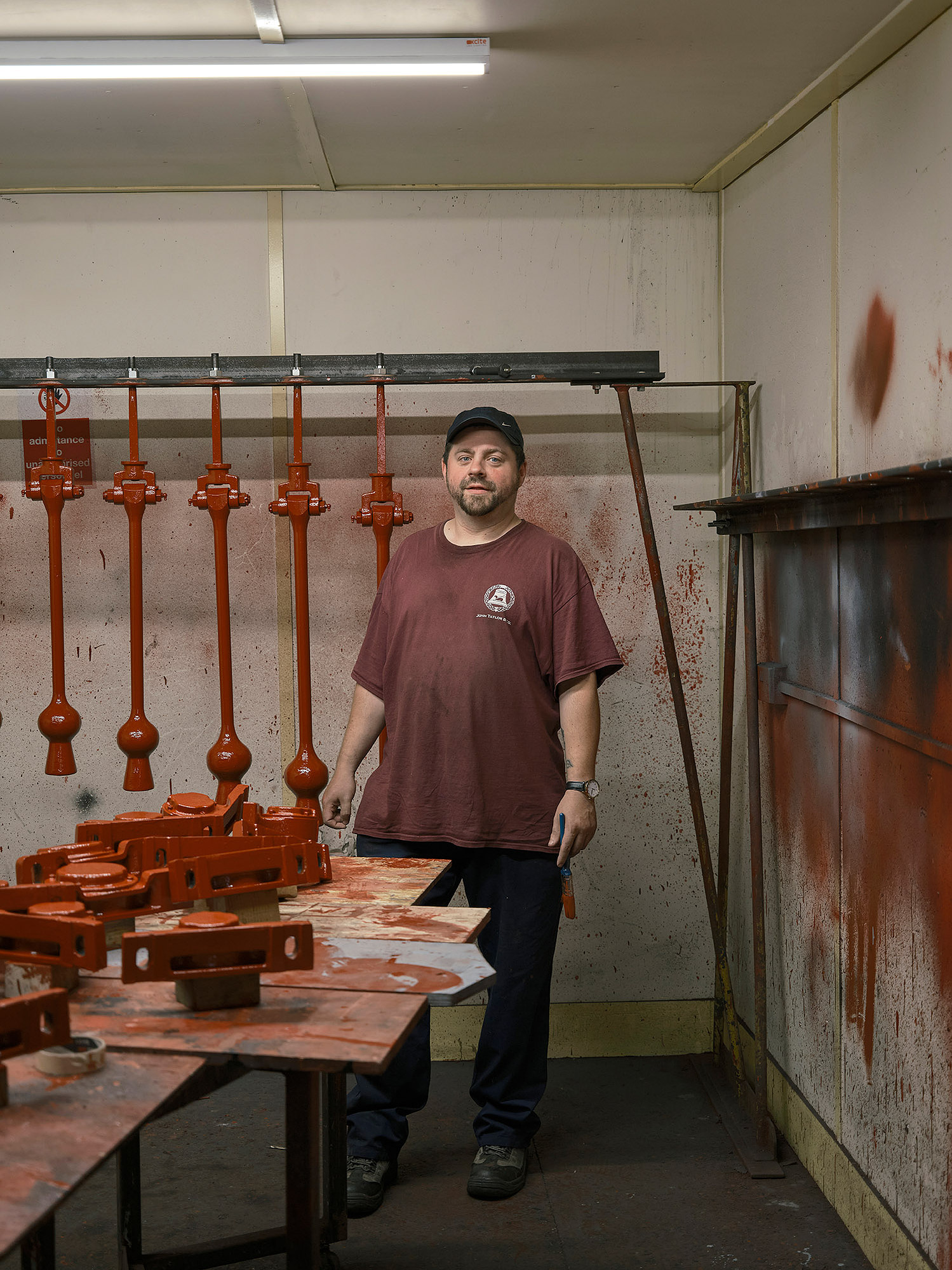 portrait Images from a personal project about Loughborough bellfoundry