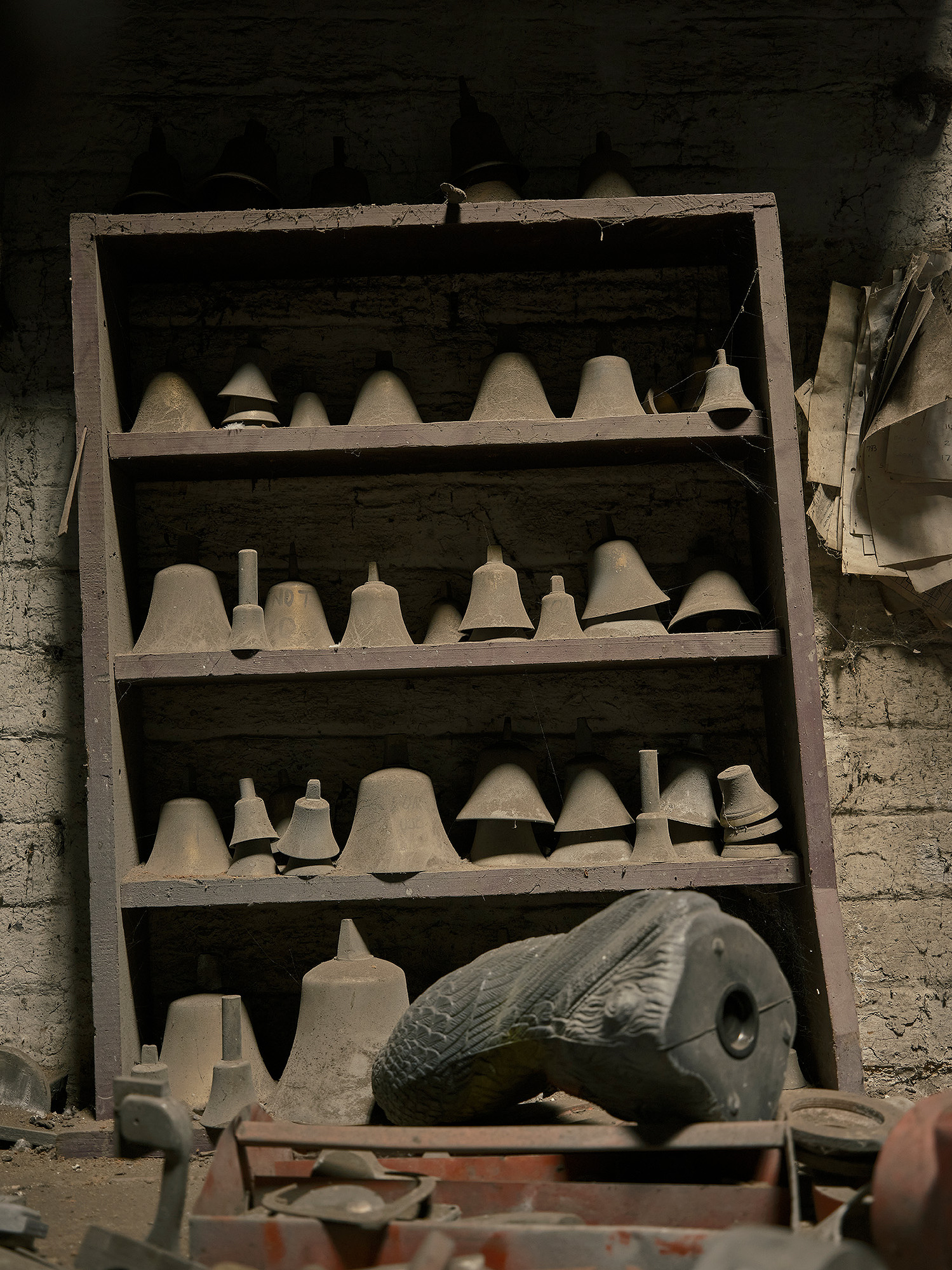 Interior Images from a personal project about Loughborough bellfoundry