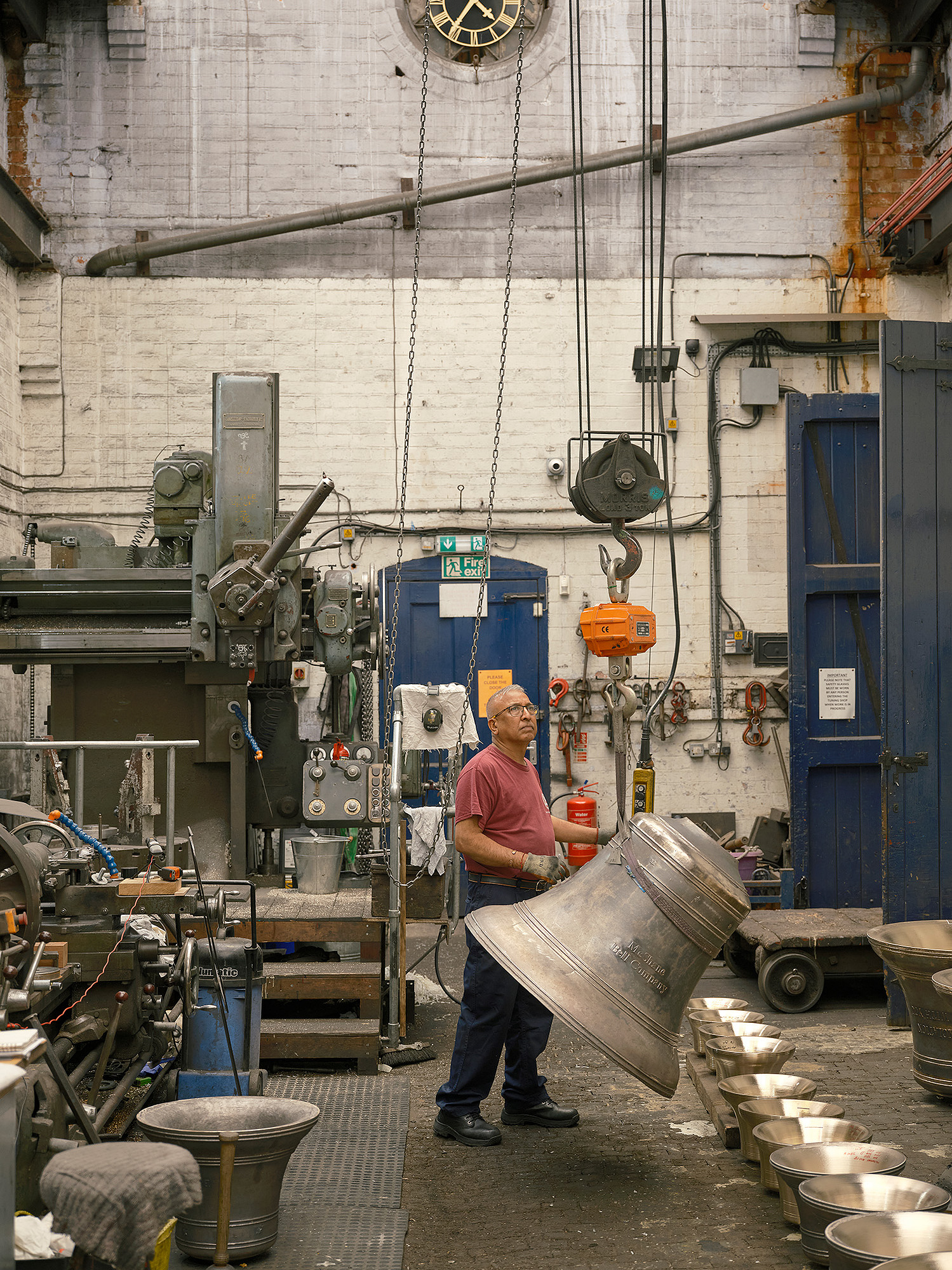 Interior Images from a personal project about Loughborough bellfoundry