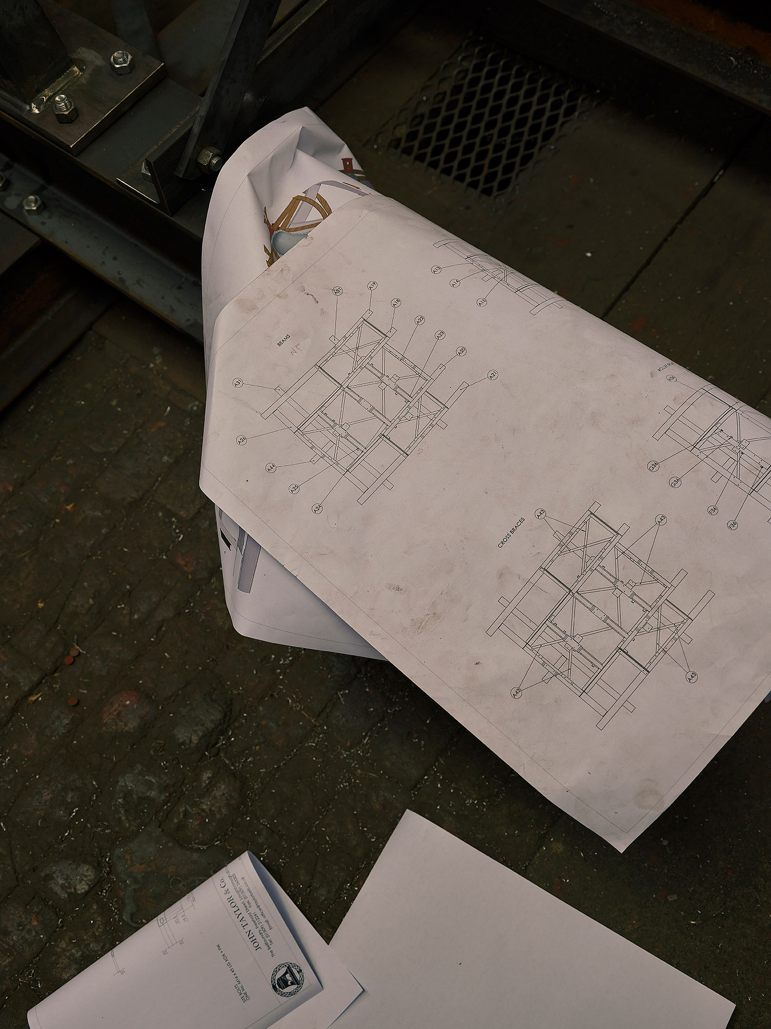 Interior Images from a personal project about Loughborough bellfoundry