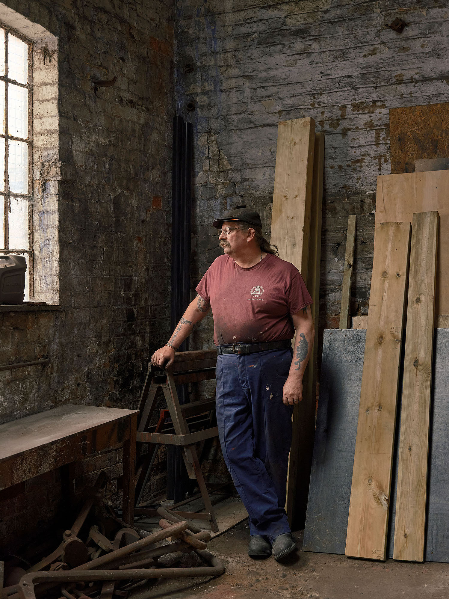 portrait Images from a personal project about Loughborough bellfoundry