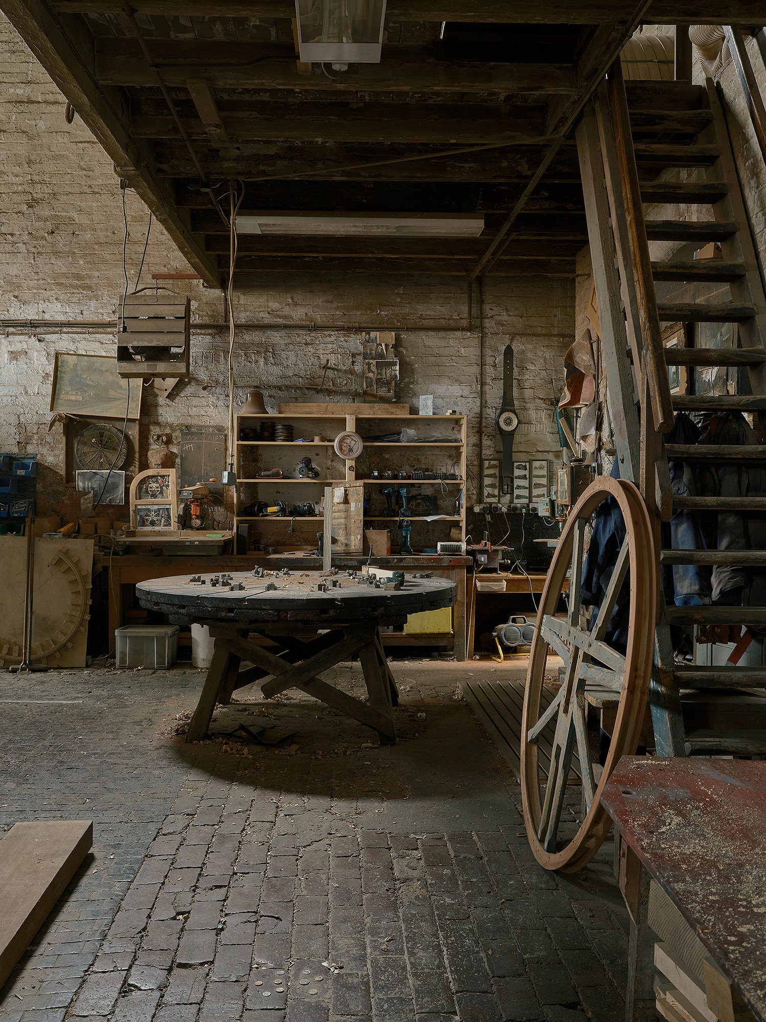 Interior Images from a personal project about Loughborough bellfoundry