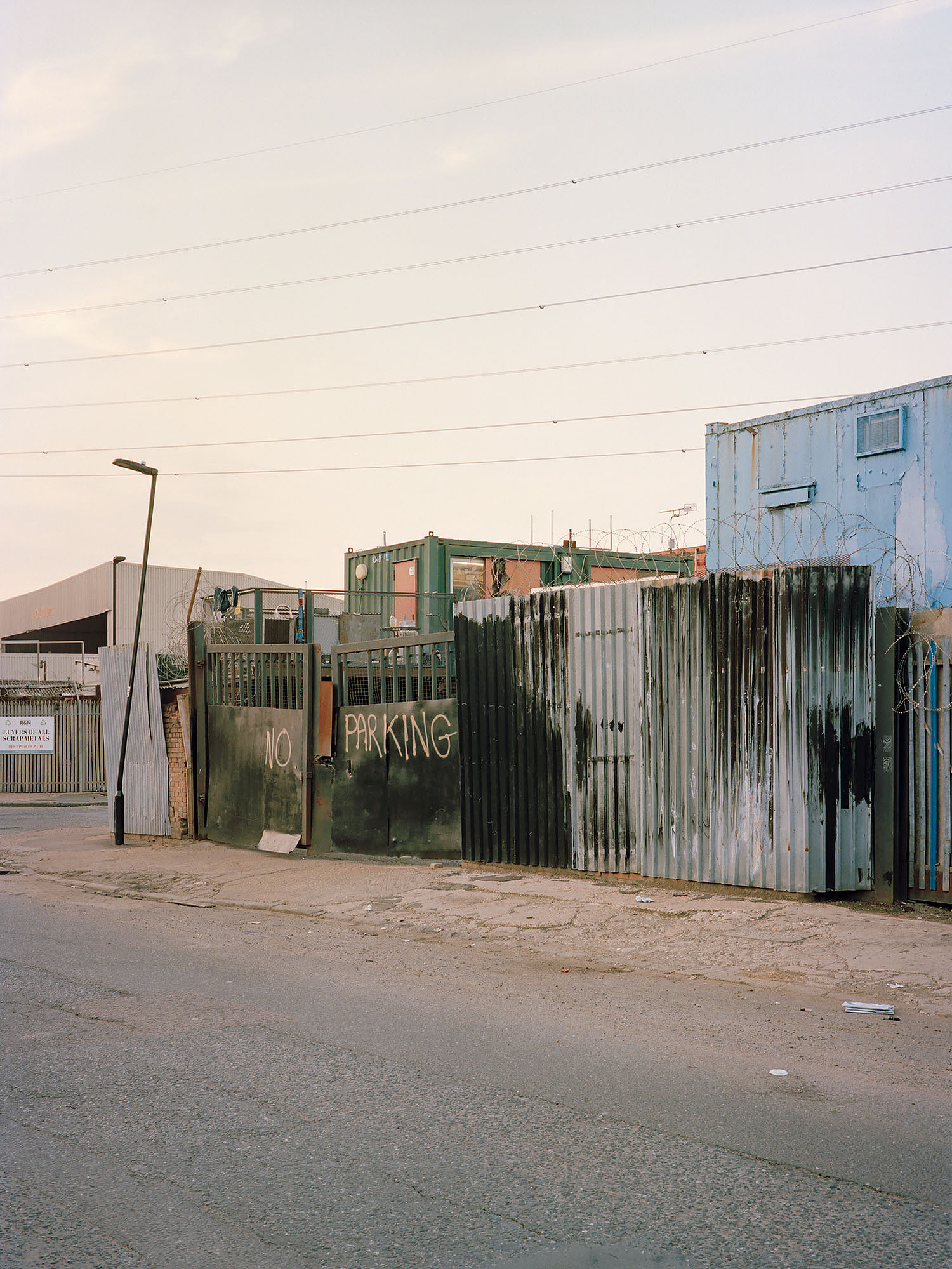 Urban architectural Fine art Landscape of the River Lea part of personal project Sugar Coated Island, London