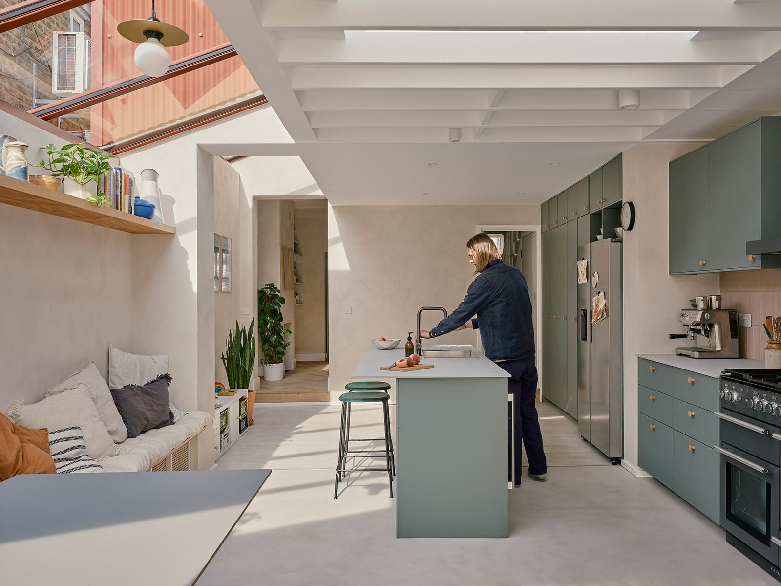 Interior Photography of kitchen by architecture studio Mike Tuck in London